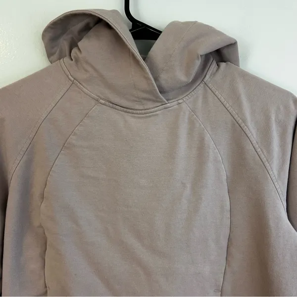 Lululemon Pullover Scuba Dusty Blush Hooded Sweatshirt/Hoodie Size 4 - Image 2