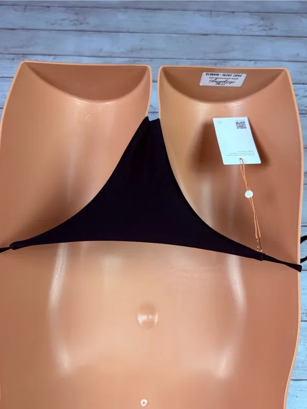 Quince Italian Adjustable Side-Tie Bikini Bottom Black Size Small - Image 4