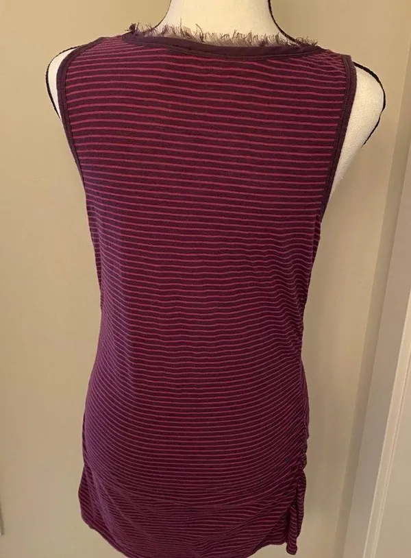 Caslon|| Deep purple/magenta long tank - Image 3