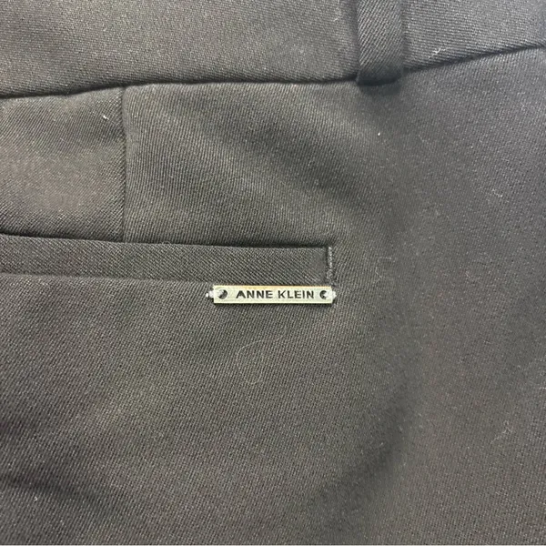 Anne Klein Black Flare Pants Sz M/ 10 - Image 7