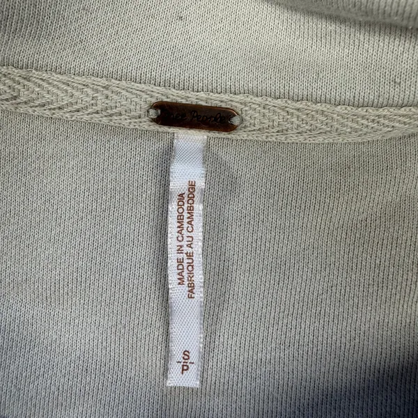 Free People Incense Fleece Shacket Jacket Button Front Size S - Image 4