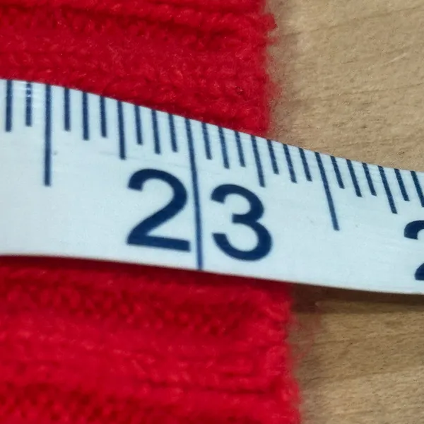 Old Navy SoSoft Fair Isle Mock Neck Sweater Red White Women’s L Holiday - Image 12