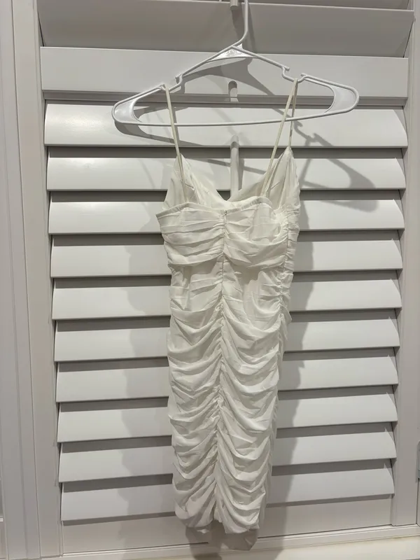 Hello Molly White Mini Dress - Image 3