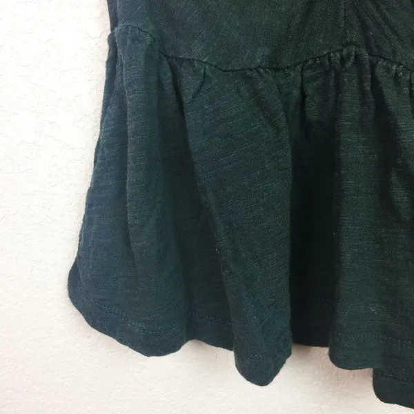• POSTMARK • Anthropologie Ruched Peplum Top Sz XS - Image 4