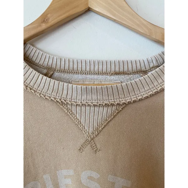 American Eagle Outfitters Seriously Lived in Graphic Sweatshirt Sand Women's XXL - Image 5