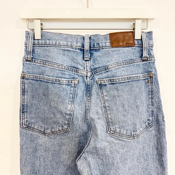 Madewell Perfect‎ Vintage Jeans Size 26 Blue Reinhart Wash Straight Grunge Indie - Image 10