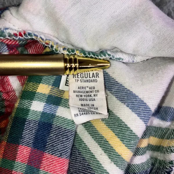 Aerie Plaid Pajama Pants XS Regular Flannel Lounge Sleep Joggers‎ Casual Cozy - Image 11