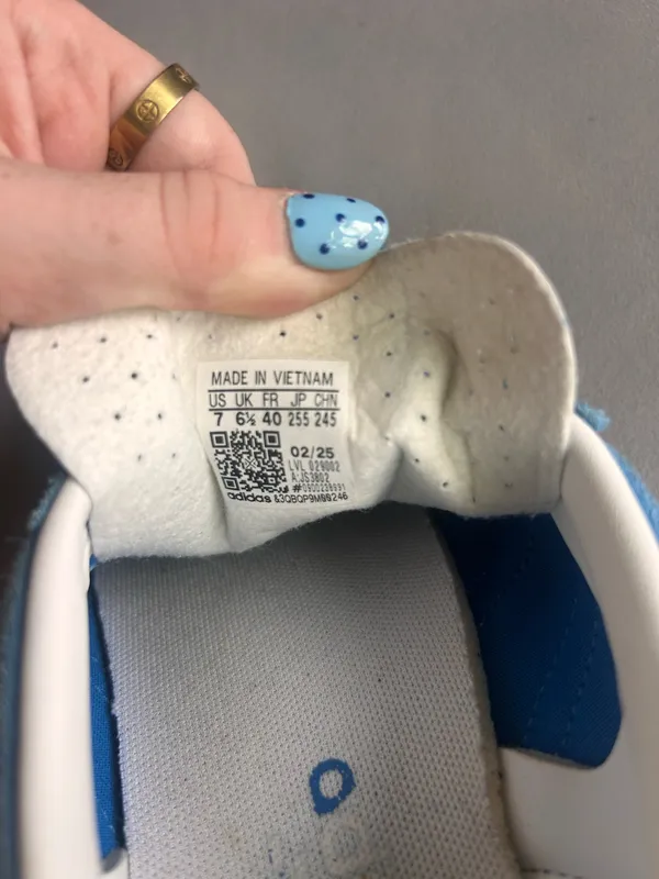 Blue Adidas Gazelle - Image 6