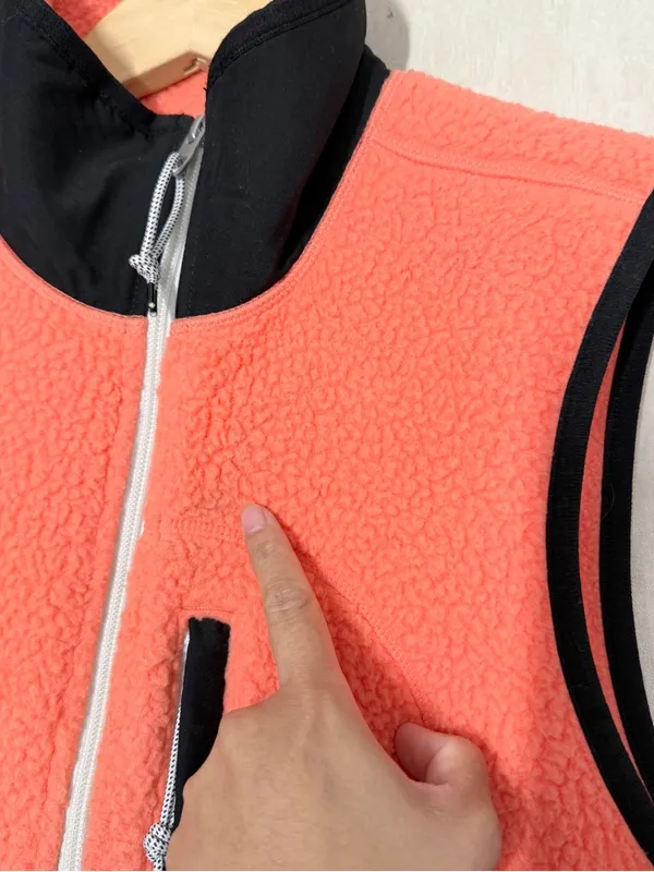 The North Face Women’s Cragmont Fleece Vest Full Zip Retro in Orange S - Image 12