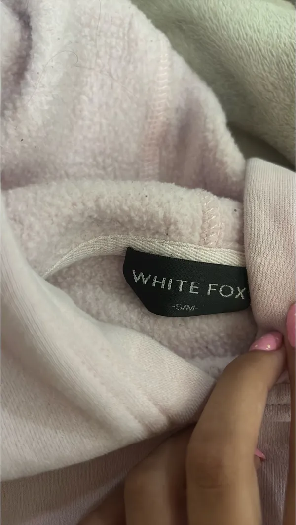 White Fox Boutique Pink Hoodie - Image 2
