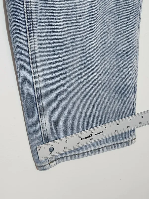 PacSun Light Wash 90s Boyfriend Jeans with High Slits Size 24 - Image 7