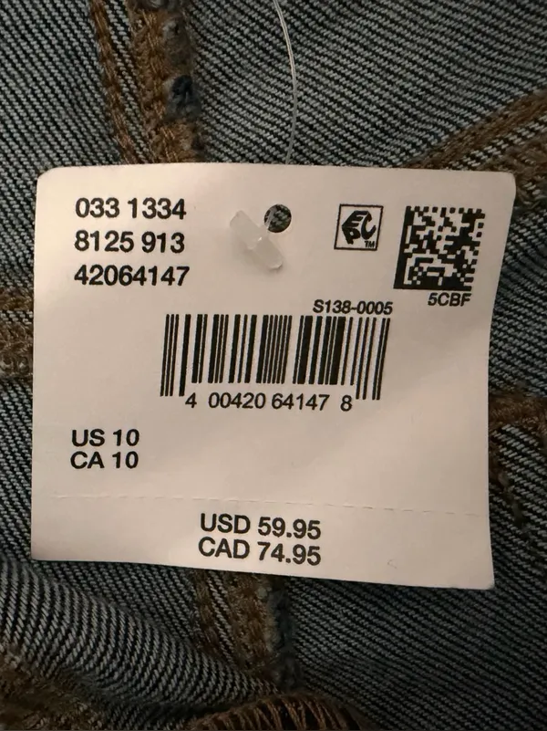 🐛 NWT American Eagle Outfitters Dark Indigo Denim Shorts - Image 6