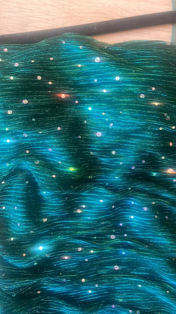 Green Sparkly Lulus Mini Dress - Image 4