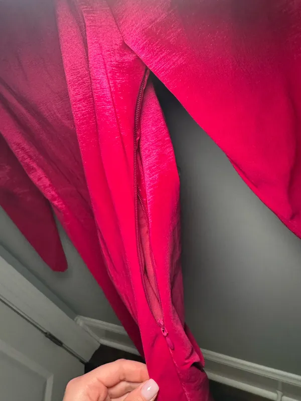 NBD Jess Dress in Hot pink satin lined buckled embellished cocktail dress. - Image 7