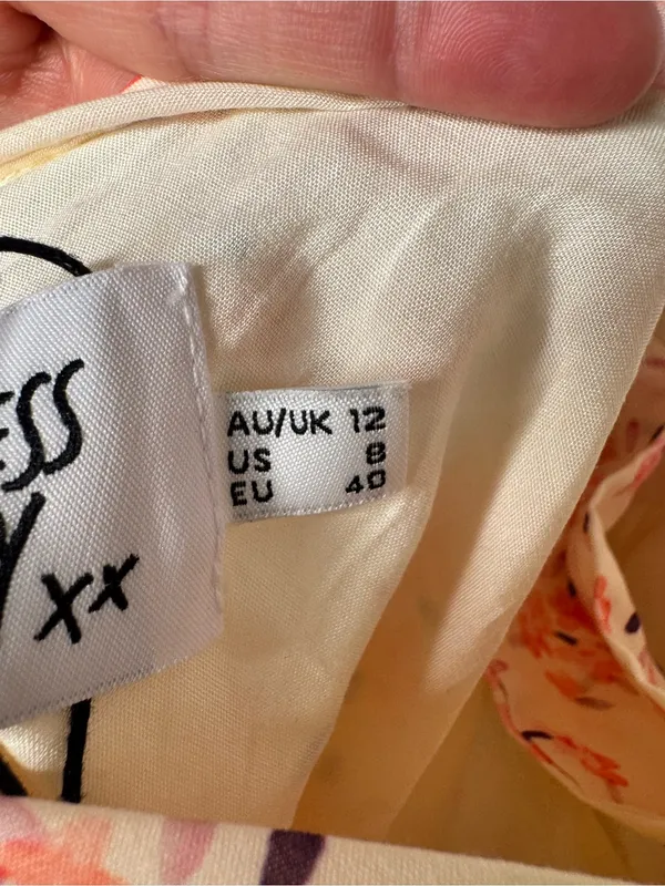 NWT Princess Polly Creamy White Floral Mini Dress with Pink Blossoms - Image 8