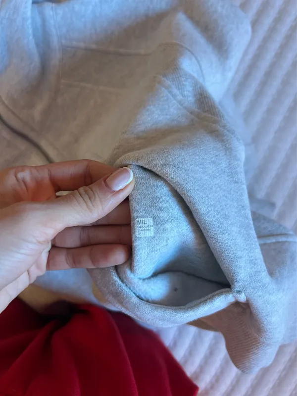 Grey Lululemon Scuba Half-Zip - Image 3