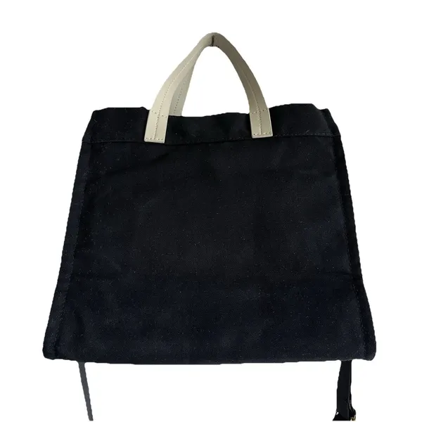 Miffy 2WAY Siffler Tote Bag Handbag Monogram Pattern Habitas 2 Way Black - Image 2