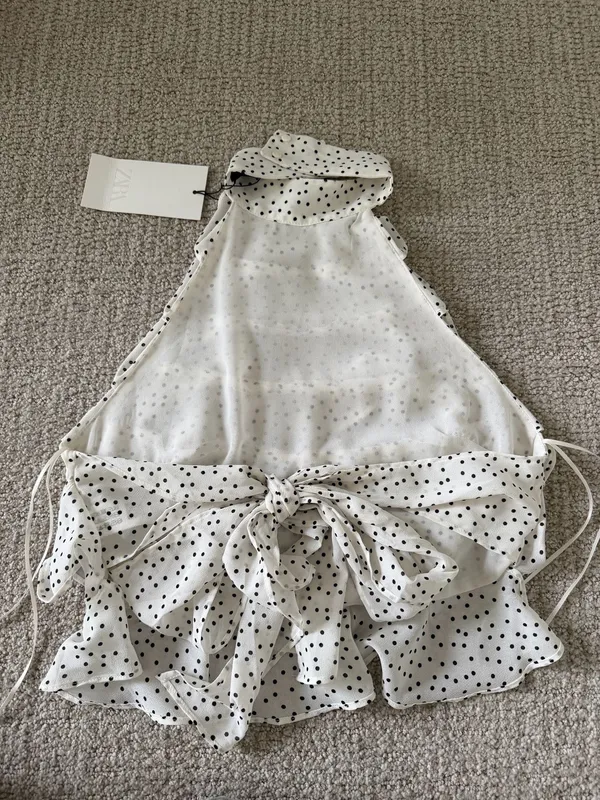 ZARA Halter Top Crop - Image 4