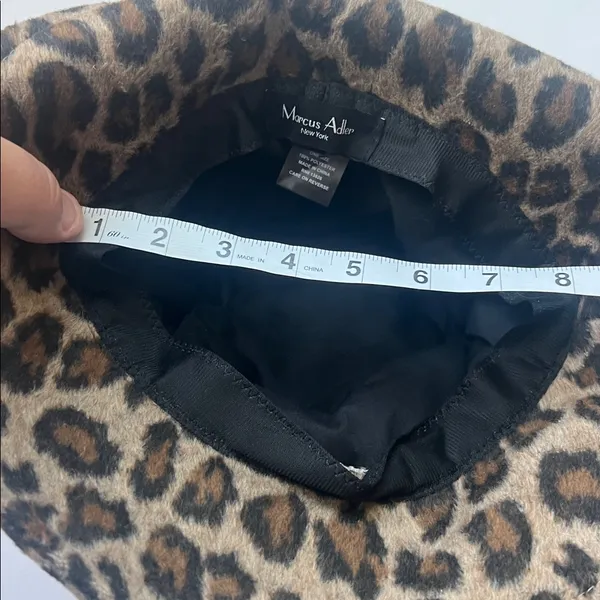MARCUS ADLER Leopard-Print Faux Fur Bucket Hat 🗝️ - Image 9