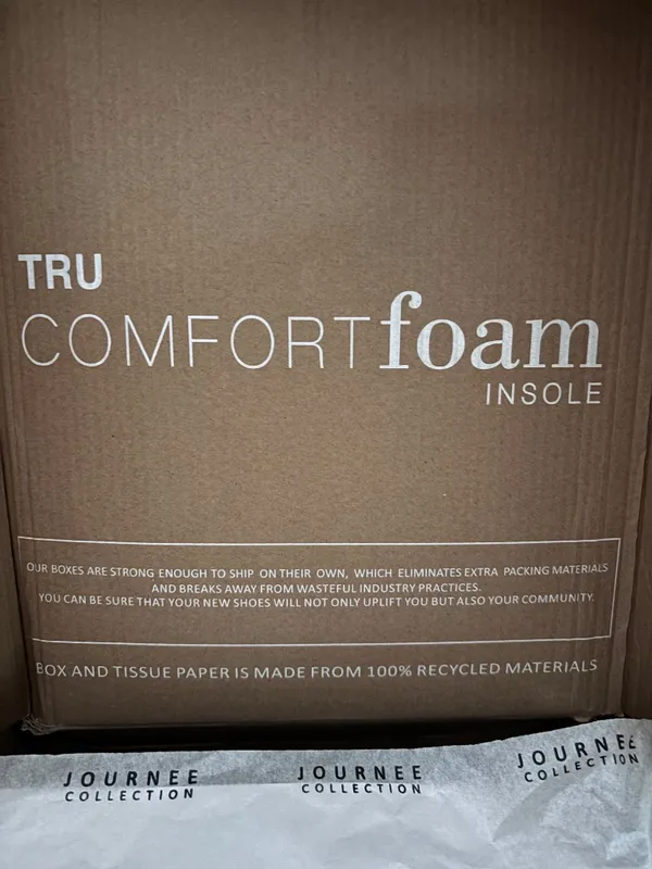Journee Collection Haylinn Black Square Toe Ankle Boots Tru Comfort Foam - Image 5