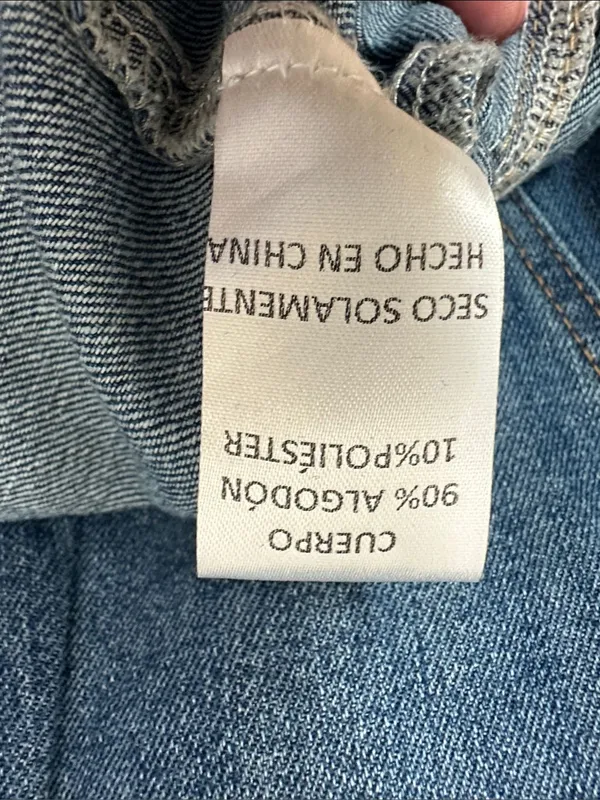 TCEC Light Blue Denim Shift Top - Image 4