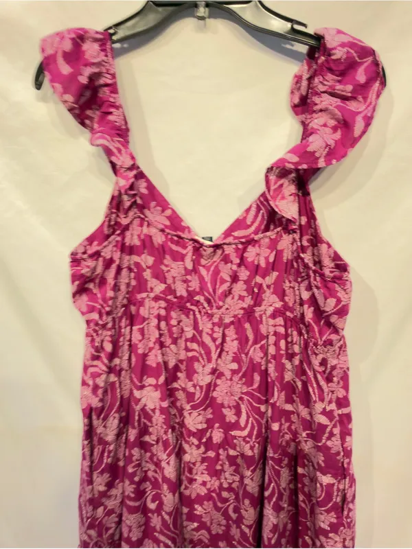 Universal Thread Ruffle Sleeve Floral Maxi Sundress Size Medium NWT - Image 7