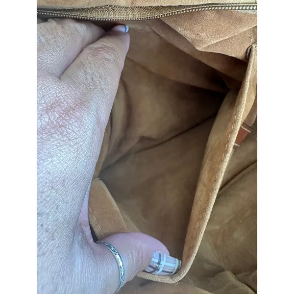 Patricia Nash Navelli Floral Cognac Heritage Italian Leather Tote Shoulder Bag - Image 8