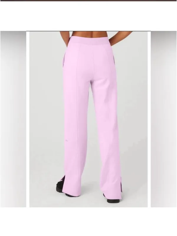 Alo Yoga heavyweight high waist free time straight leg sweatpants - Image 7