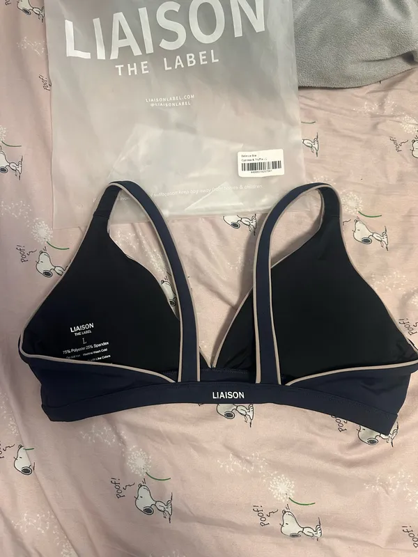 Liasion the Label Balance Bra Blue Size L - Image 5
