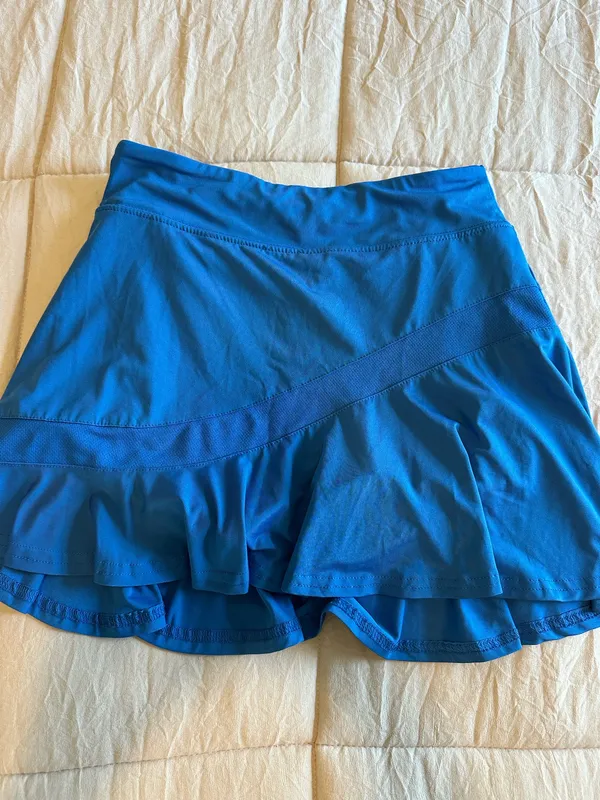 Amazon Blue Athletic Skirt with Shorts - Image 2