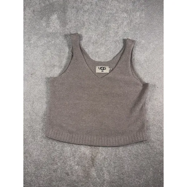 UGG Soft Sherpa Tank Top Dulcie Lounge Comfort L Tan - Image 3