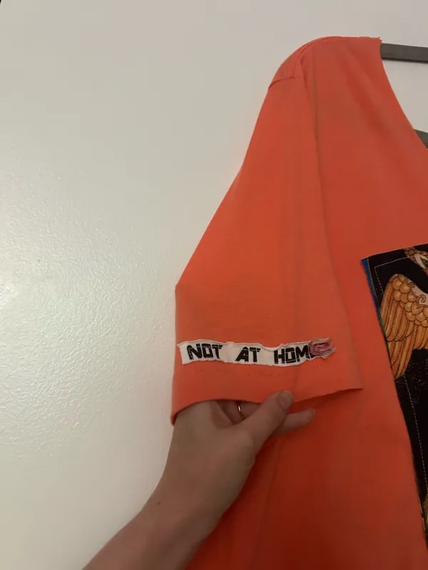Short sleeve graphic tee Orange Size L - Image 6