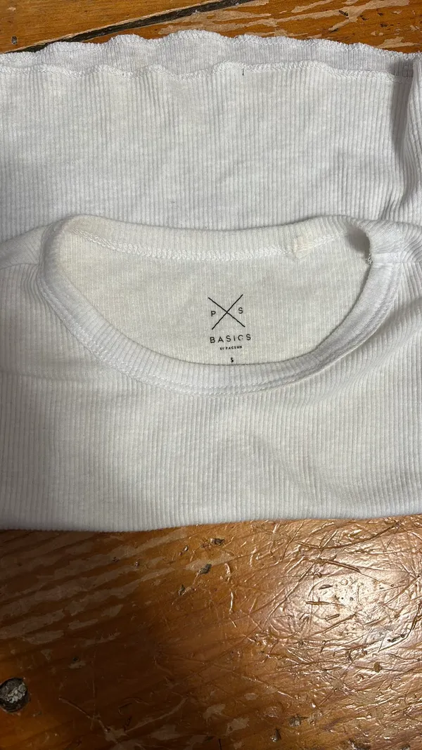 PacSun Crop Top White - Image 3
