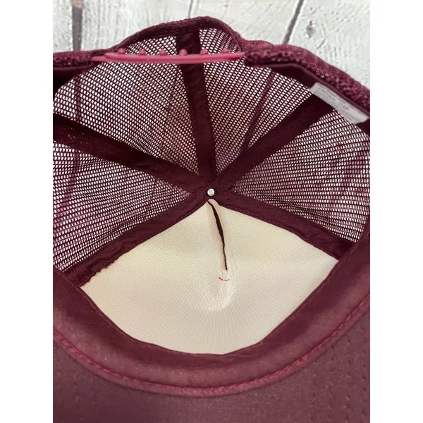Vintage Burgundy Mr. Bad Wrench Snapback Trucker Hat - Image 8