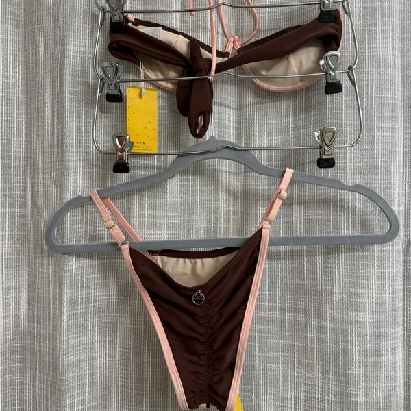 Bananhot Brown and Pink Bikini - Image 3
