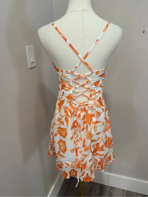 NEW NWT 12th Tribe Belle Floral Mini Dress - Size Medium - Image 4