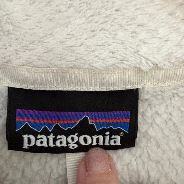 Patagonia Re-Tool Snap-T Fleece Pullover Cream White 65586 FA17 Small - Image 7