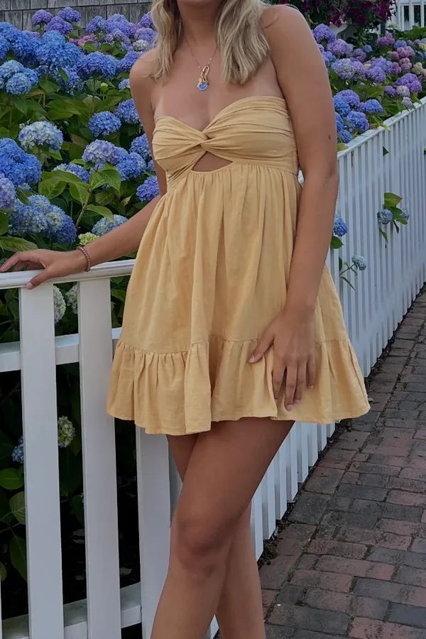 Yellow Boutique Dress - Image 2