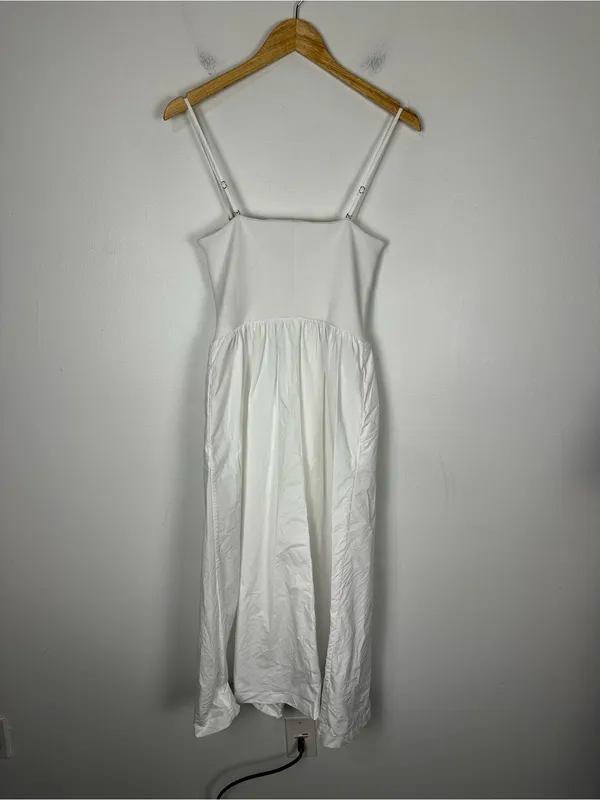 Banana Republic Factory Mixed Media Midi Dress Women’s Sz S - Image 4