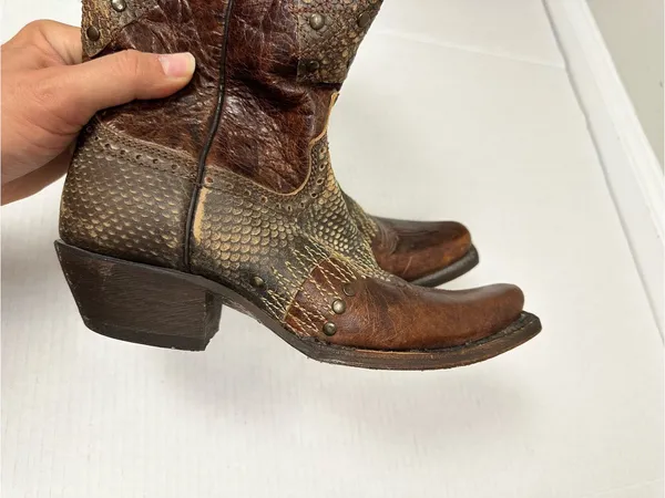 CABORCA Women's Leather Western Boot Size MX 24 - US 7.0 - Image 7