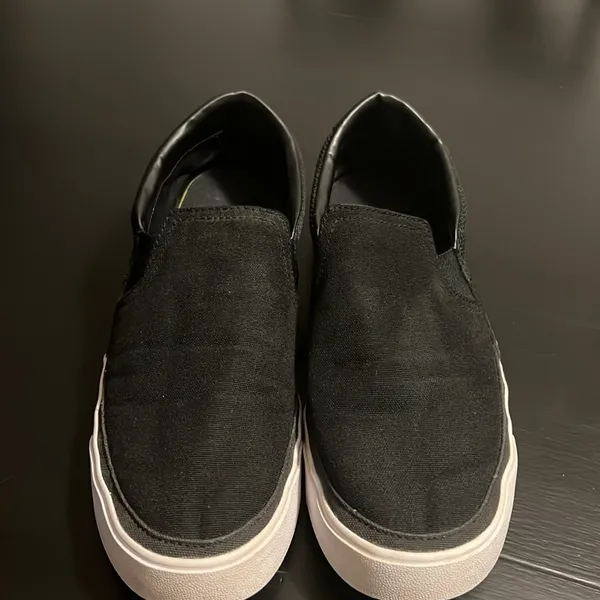 Nike‎ Womens Court Royale AC Canvas Slip On Shoes Black White 11 - Image 3