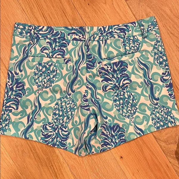 Lilly Pulitzer Callahan Knit Short Size 2‎ Shorts Pineapple - Image 2