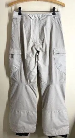 Patagonia Vintage Powderkeg Shell Ski Pants Waterproof White size 8 women’s - Image 2