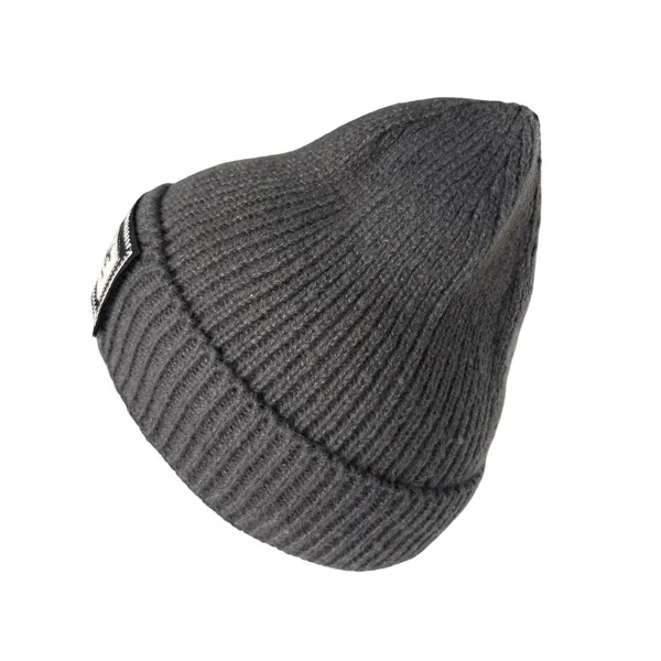 Unisex Knit Cap Beanie‎ Double Layer Winter Hat Gray NEW OS - Image 2