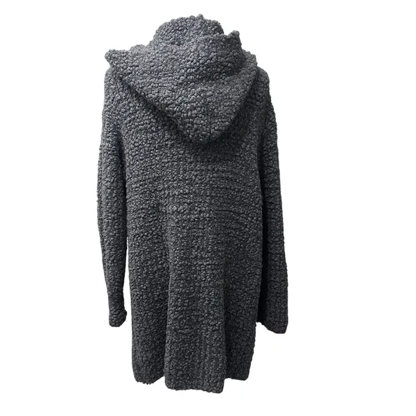 Barefoot‎ Dreams Boucle Hooded Chunky Knit Cardigan with Pockets Women's Sz L/XL - Image 7