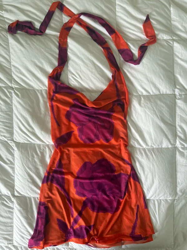RESA Bruna Mini Dress in Mandarin XS - Image 5