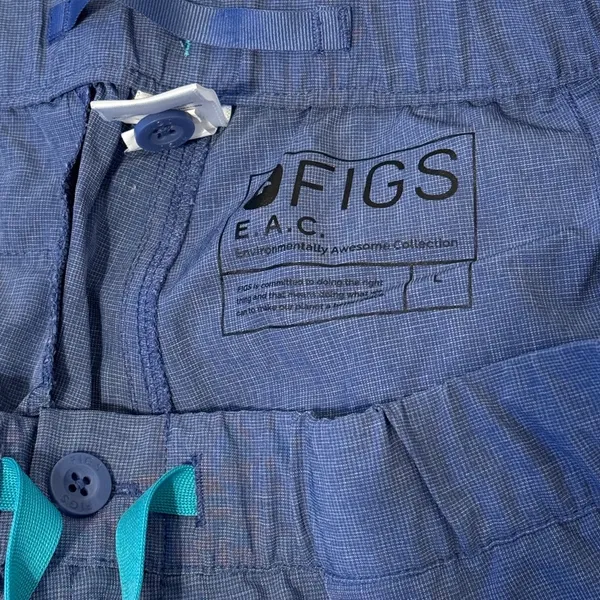 FIGS EAC Callao Jogger Scrub Pants Big Sky Blue Size Large - Image 4