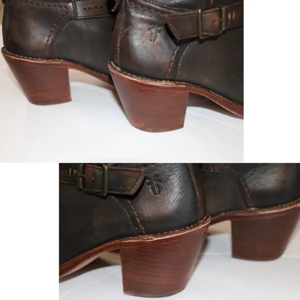 FRYE distressed 3 strap boots - Image 6