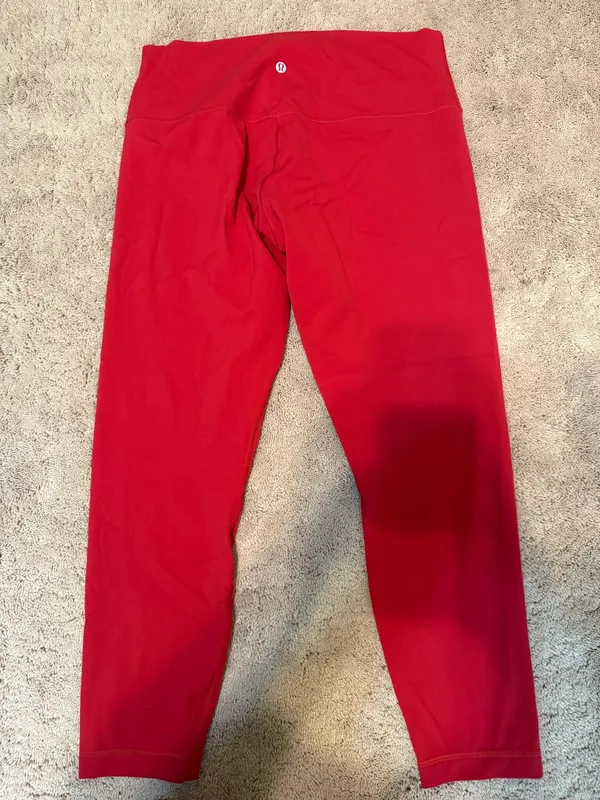 Lululemon Red Align Leggings - Image 5