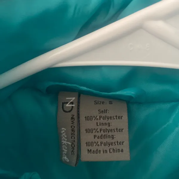 Puffer Zip Up Vest Size S - Image 5